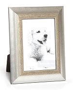 Messina Rubbed Silver<br>5x7 Roma Photo Frame
